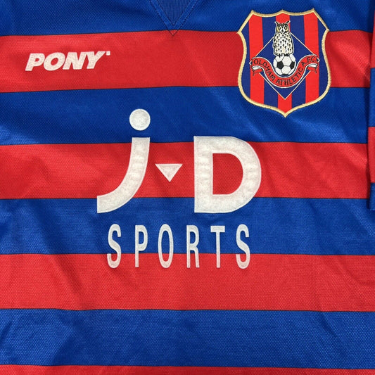 Oldham Athletic 1996/1997/1998 Home Football Shirt Men’s Medium - Football Shirt Kingdom