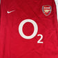 Arsenal 2002/2003/2004 Home Football Shirt Men’s XXL 2XL - Football Shirt Kingdom