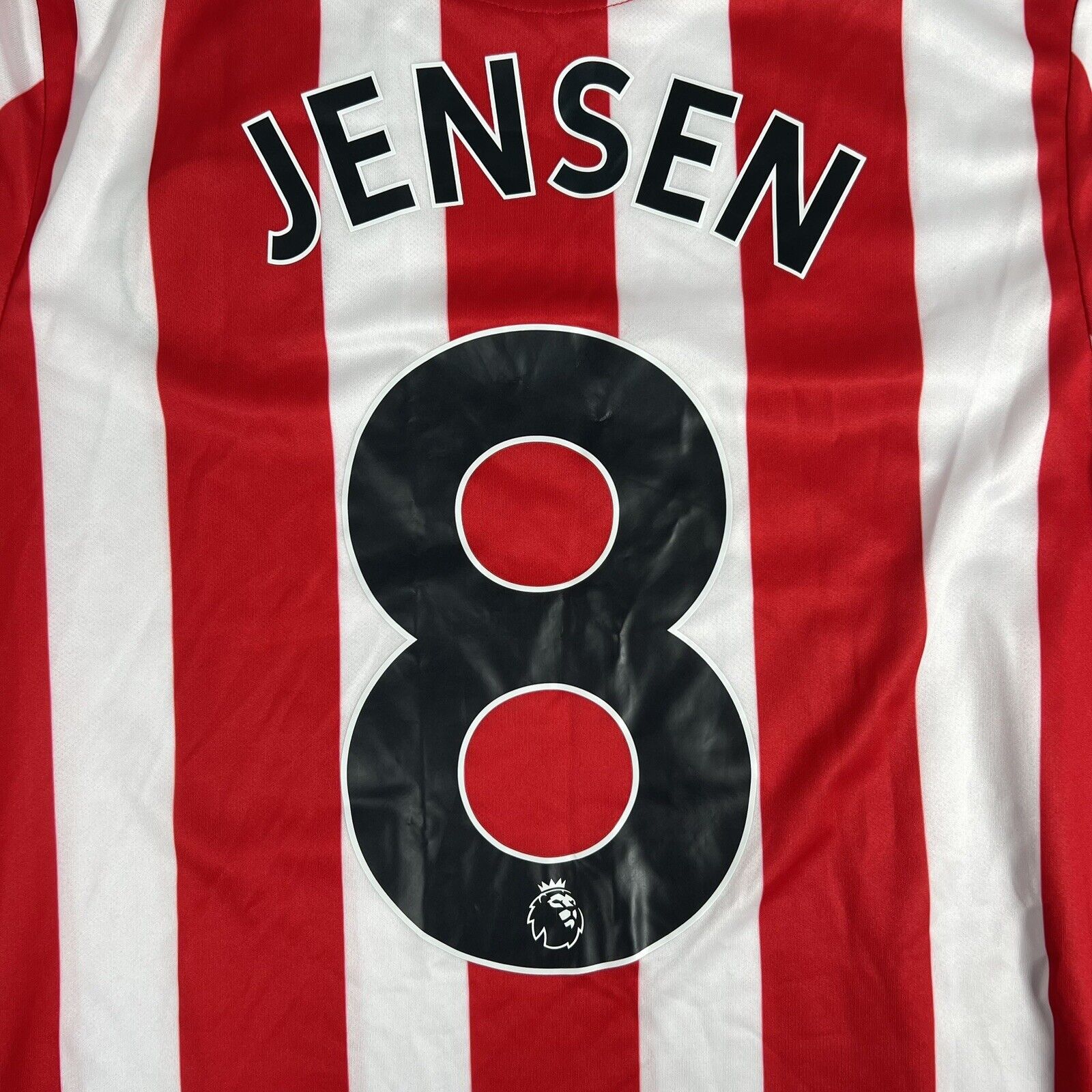 Brentford JENSEN 8 2021/2022/2023 Home Football Shirt BNWT Medium - Football Shirt Kingdom