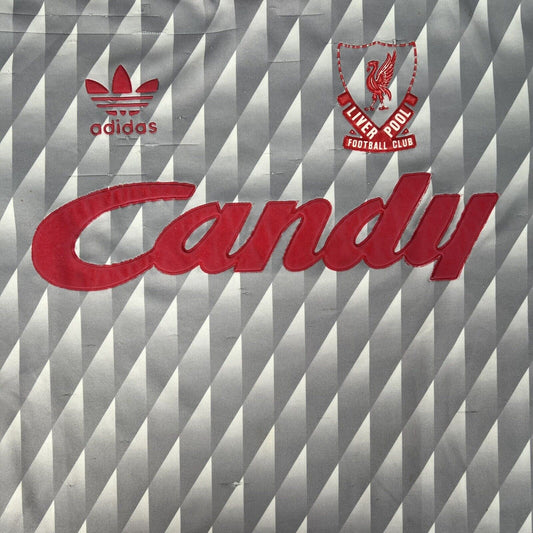 Liverpool 1989/1990/1991 Away Football Shirt  Medium - Football Shirt Kingdom