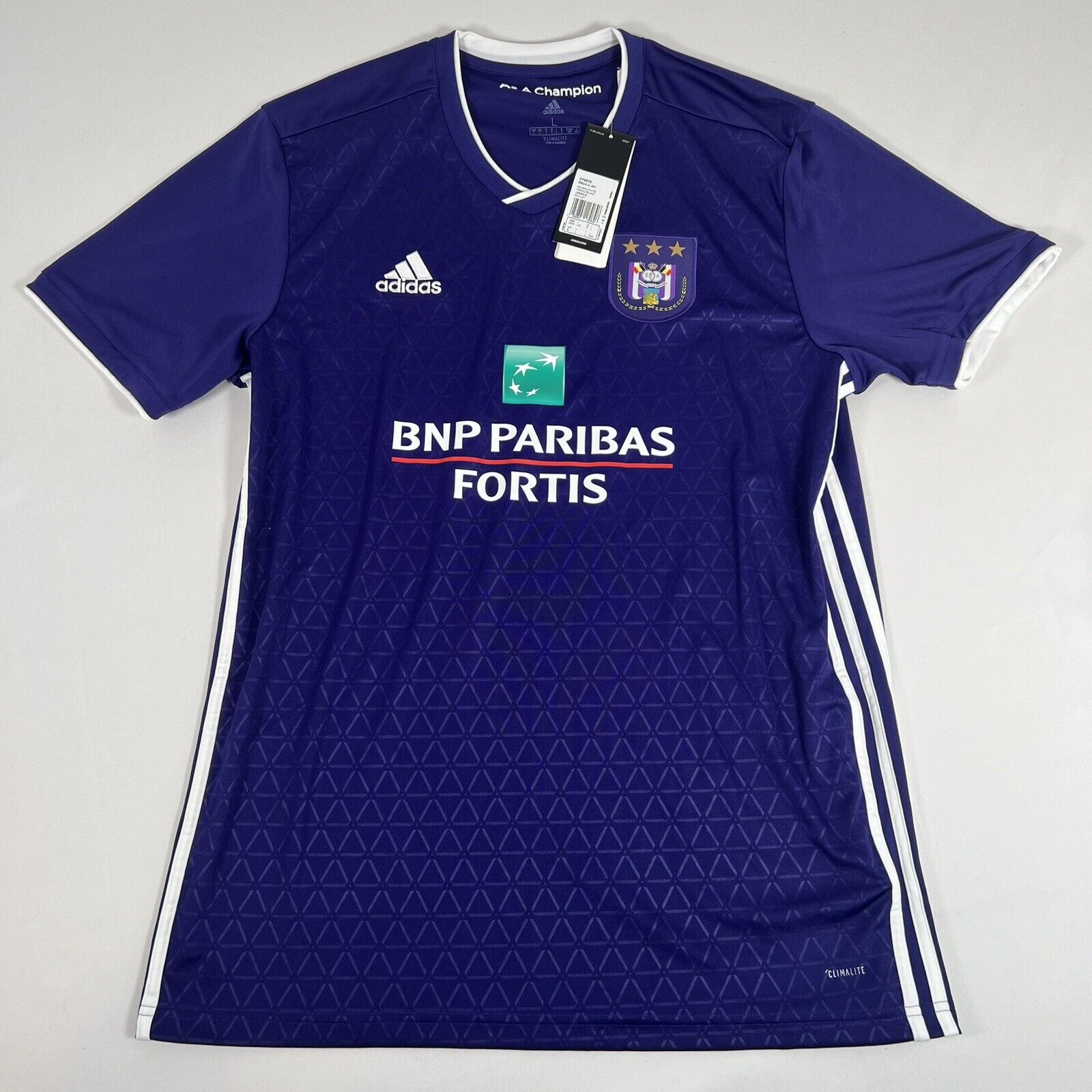 RSC Anderlecht 2018/2019 Home Football Shirt Large BNWT - Football Shirt Kingdom