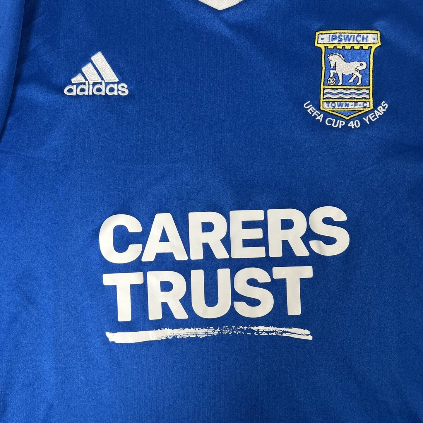 Ipswich Town 2020/2021 Home Football Shirt   Large - Football Shirt Kingdom