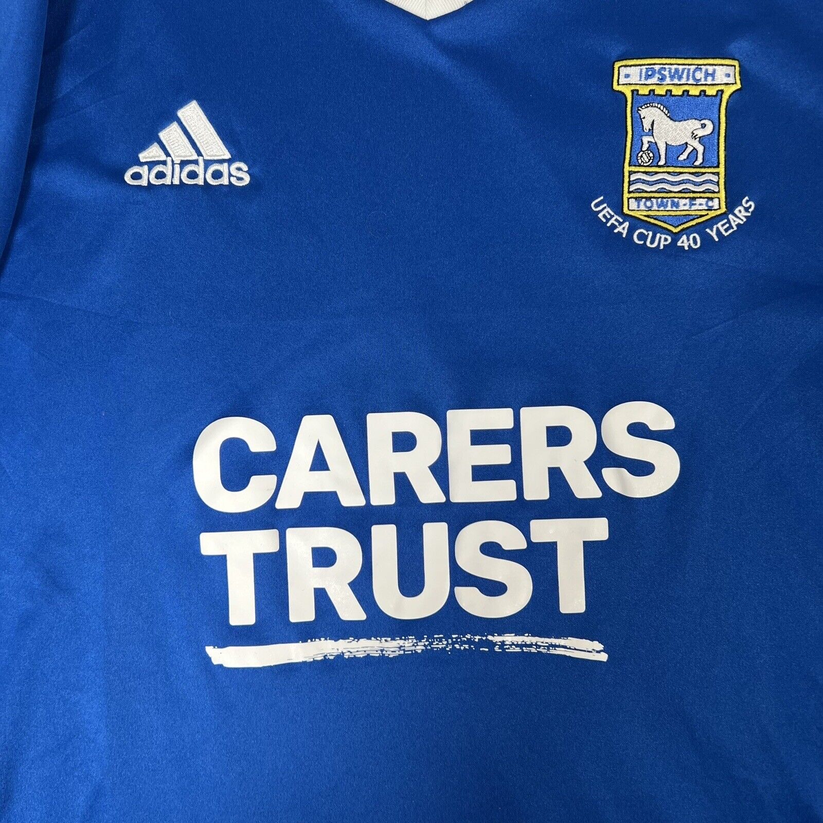 Ipswich Town 2020/2021 Home Football Shirt   Large - Football Shirt Kingdom