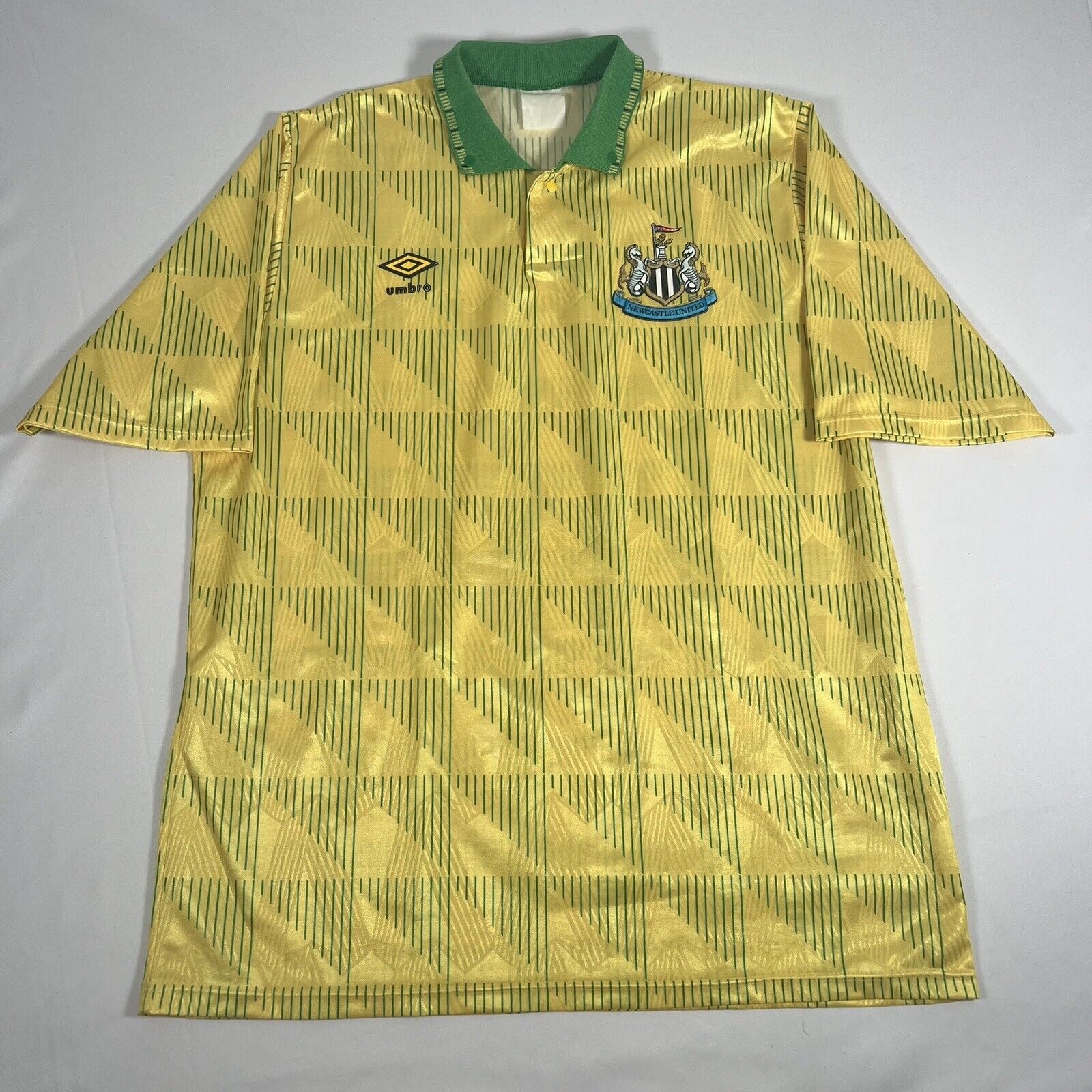 newcastle united 1990 1991 away football shirt xl2