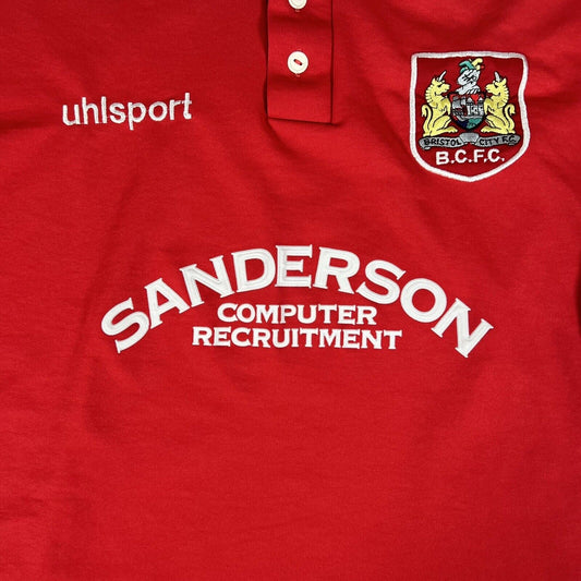 Bristol City 1998/1999 Home Football Shirt   XL - Football Shirt Kingdom