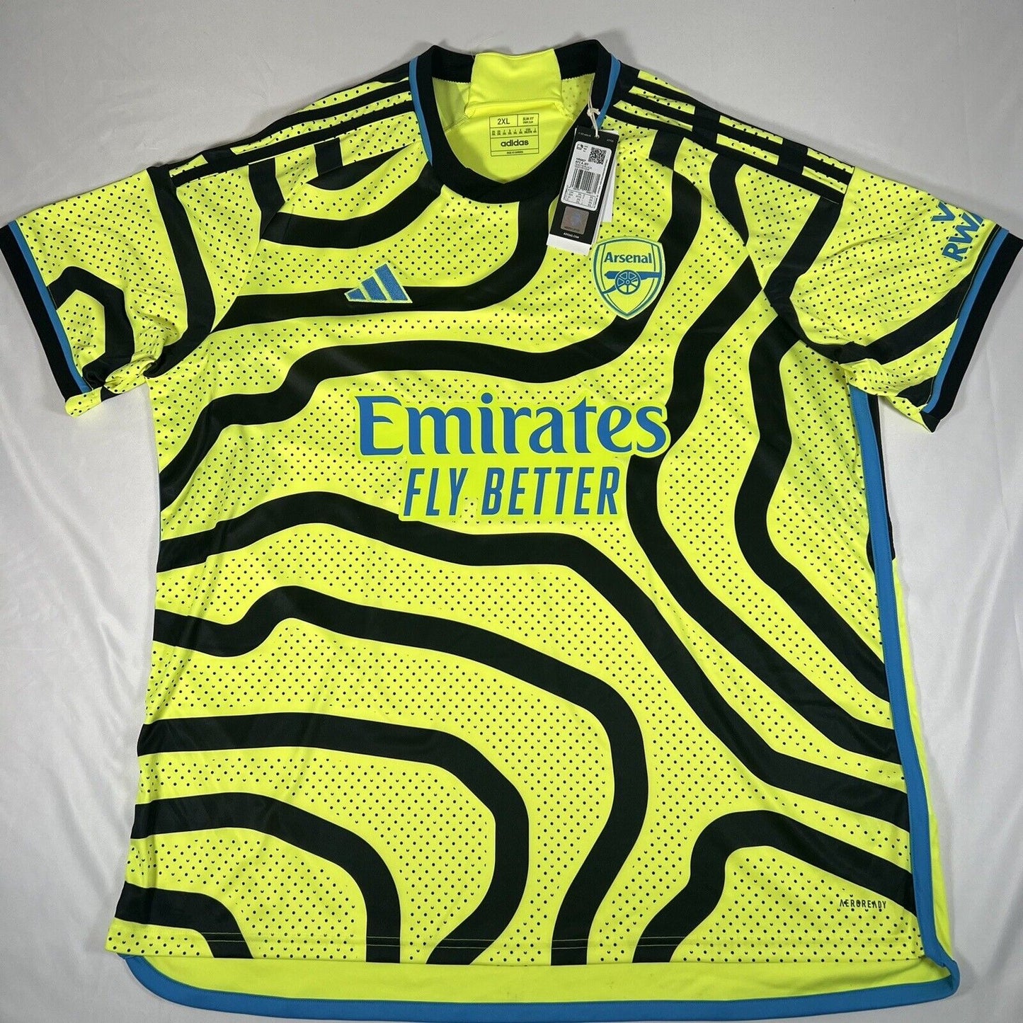 arsenal 2023 2024 away football shirt xxl 2xl bnwt2
