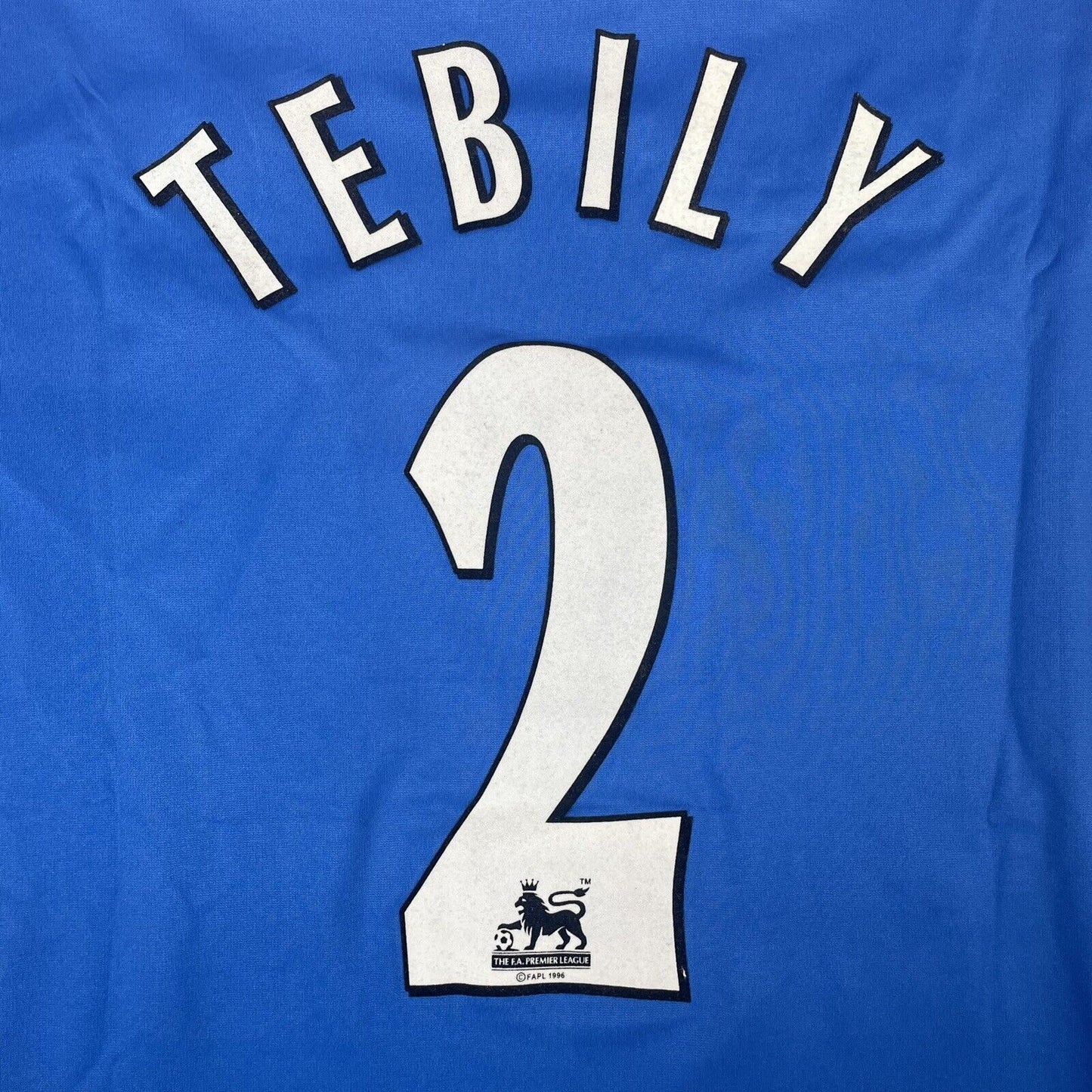 Birmingham City TEBILY 2 2004/2005 Home Football Shirt XL - Football Shirt Kingdom